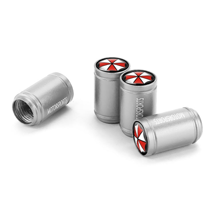 4pcs /Set Umbrella Metal Tire Valve Caps Automobile Universal Modified Valve Covers