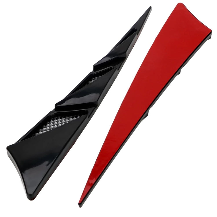 1pair Car Modified Side Air Vent Shark Gill Spoiler Fender