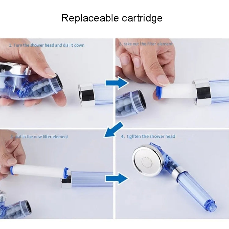 5pcs Water Purification Filter Showerhead PP Cotton Filter Cartridge