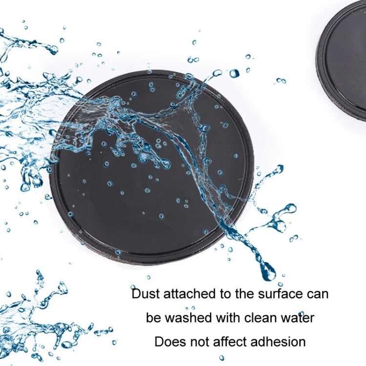 10pcs Vehicle Round Strong Sticky Non-slip PU Mat