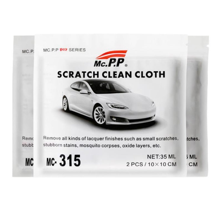 MCPP 2pcs /Pack Car Scratches Abrasive Cloth Automotive Scratch Removal And Repair Wipe