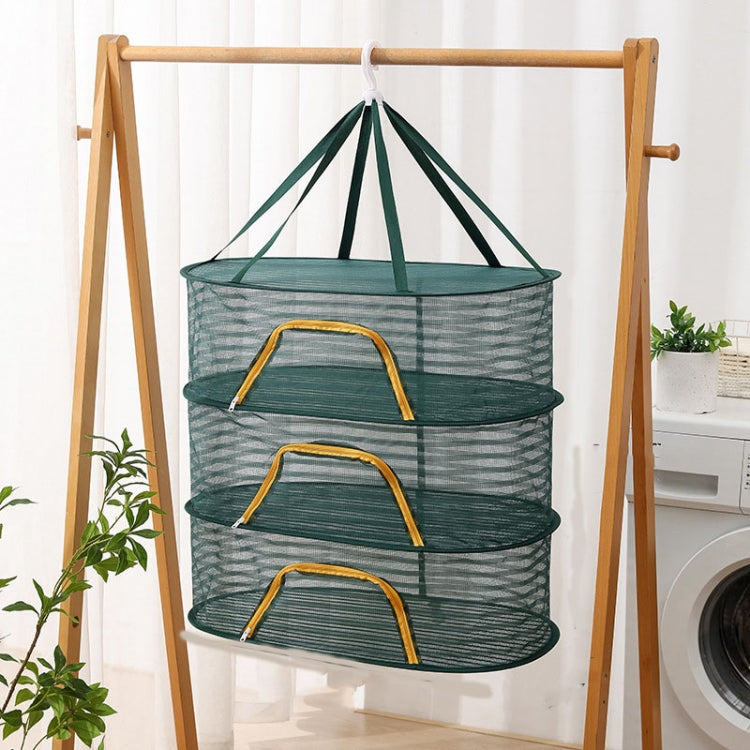 40 x 60cm  Foldable Drying Fishing Vegetables Fish Net Hanging Clothes Drying Storage Shelf