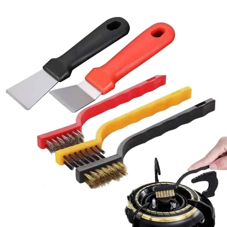 Multifunctional Kitchen Stove Cleaning Brush Set Range Hood Sink Gap Brush