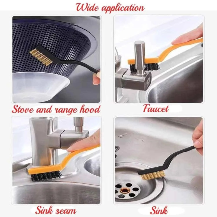 Multifunctional Kitchen Stove Cleaning Brush Set Range Hood Sink Gap Brush