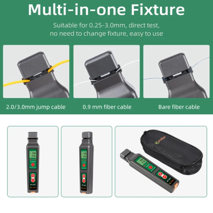 Komshine Fiber Optic Identifier Optical Cable Signal Direction Identifier With VFL Red Light 10mW