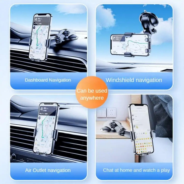 SHUNWEI SD-1132B Car Phone Suction Cup + Air Vent Holder Gravity Sensing Support Bracket