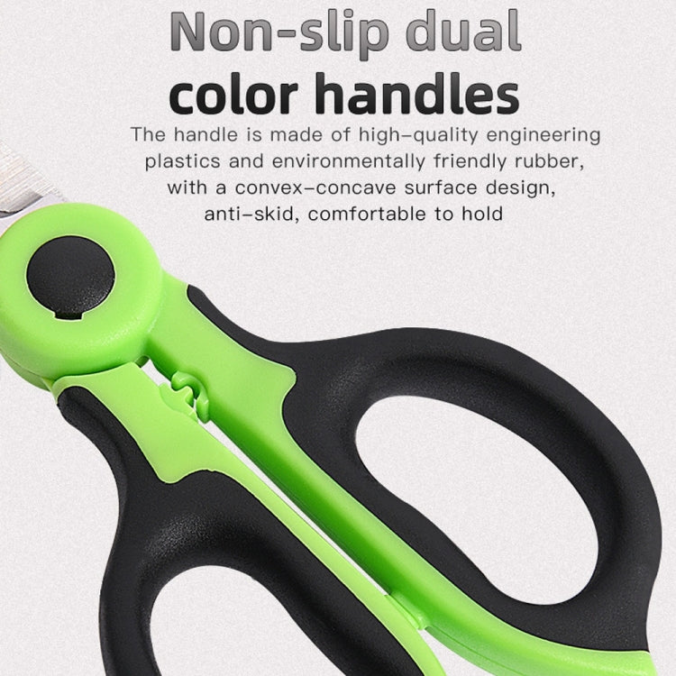 KomShine Stainless Steel Kevlar Serrated Fiber Optic Stripping Scissors