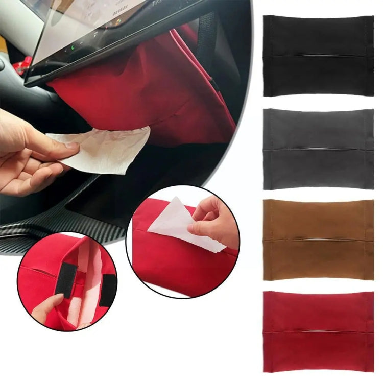 For Tesla Model 3 / Y Car Seat Central Control Screen Tissue Box Tissue Storage Bags