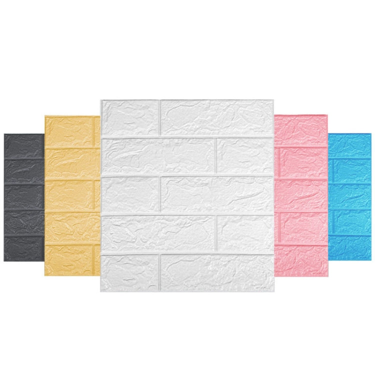 35x38.5cm 3D Self-Stick Wallpaper Soft Wrapping Waterproof Wall Sticker