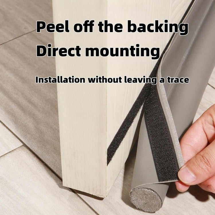 Door Bottom Seal Strip Door Seam Soundproof Windproof Sticker Door Foot Down Gap Self-Adhesive Blocking Strip