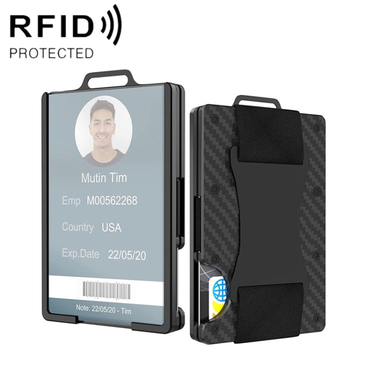 Aluminum Wallet Men Card Holder Transparent Business Card Holder