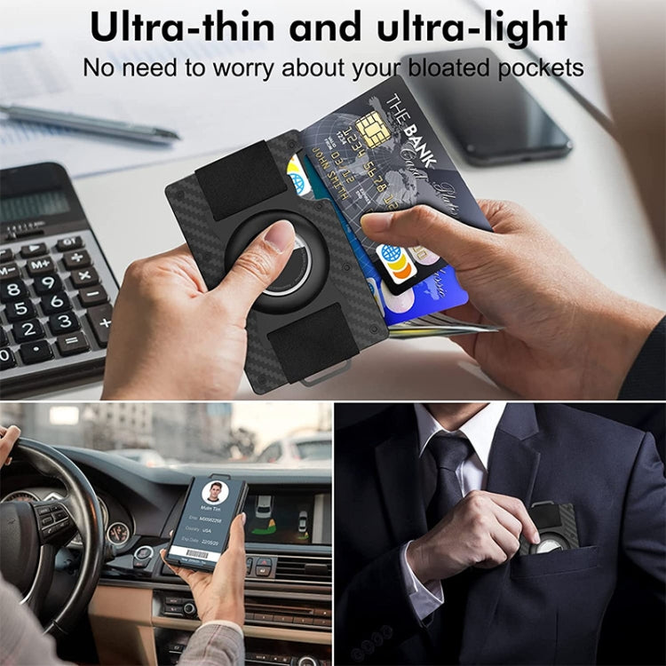 Aluminum Wallet Men Card Holder Transparent Business Card Holder