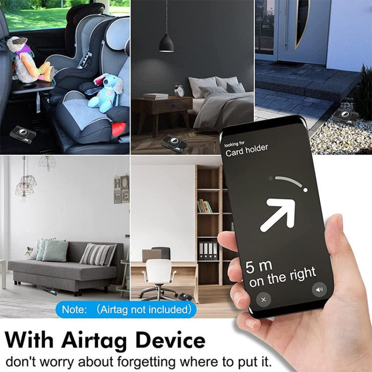 Aluminum Wallet Men Card Holder Transparent Business Card Holder