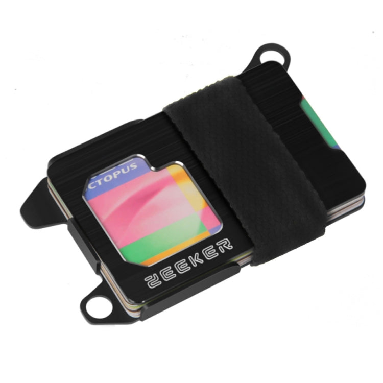 ZEEKER RFID Metal Card Holder EDC Multi-function Wallet