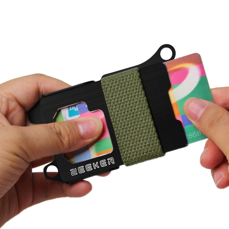 ZEEKER RFID Metal Card Holder EDC Multi-function Wallet