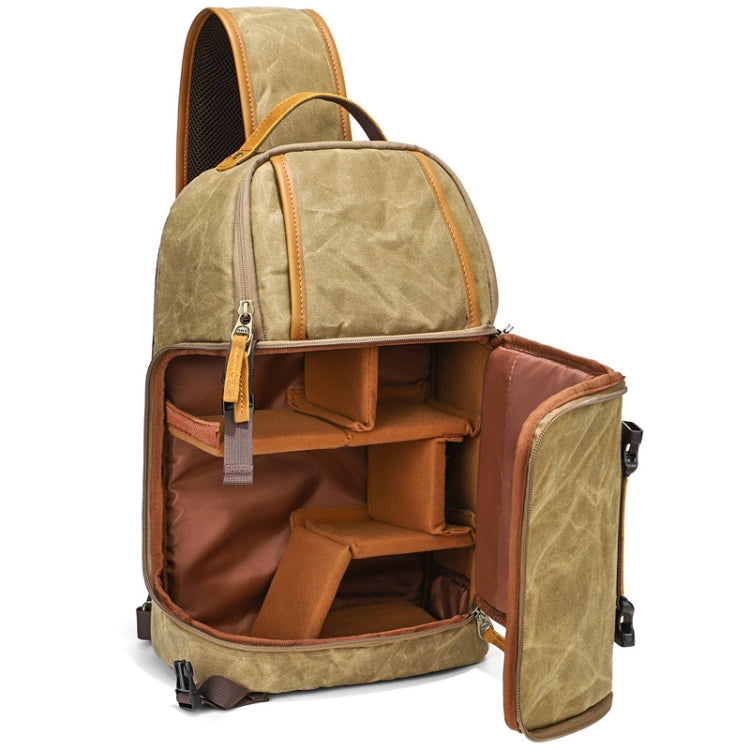 Outdoor Canvas Wear-resistant Waterproof Photography Shoulder Bag