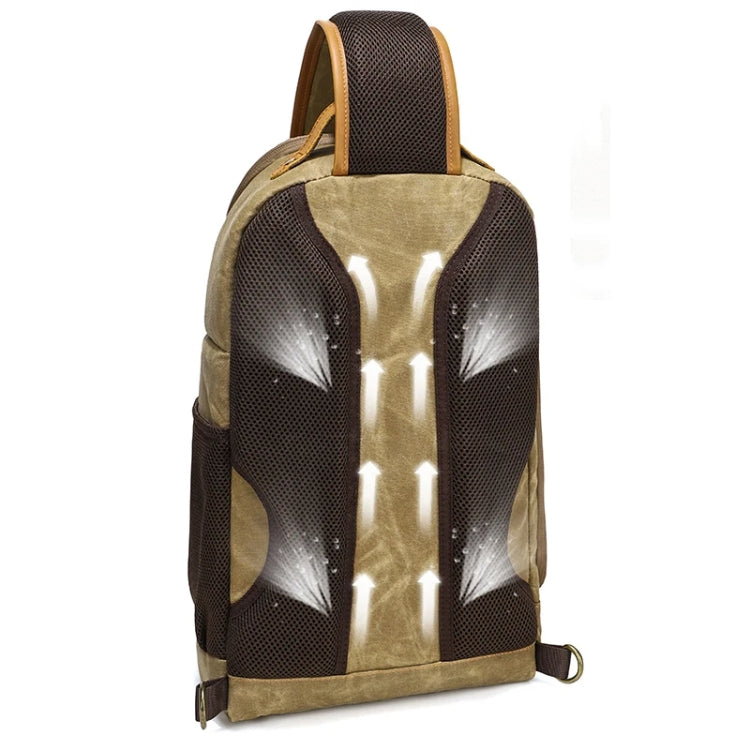 Outdoor Canvas Wear-resistant Waterproof Photography Shoulder Bag