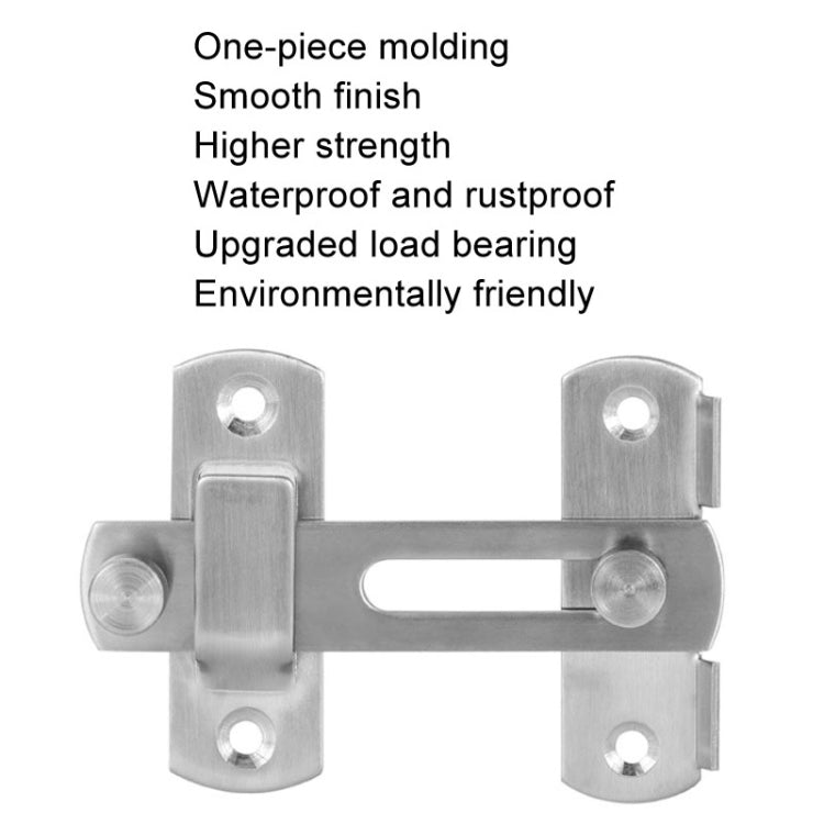 Barn Door Lock Hook Stainless Steel Door Buckle Insertion