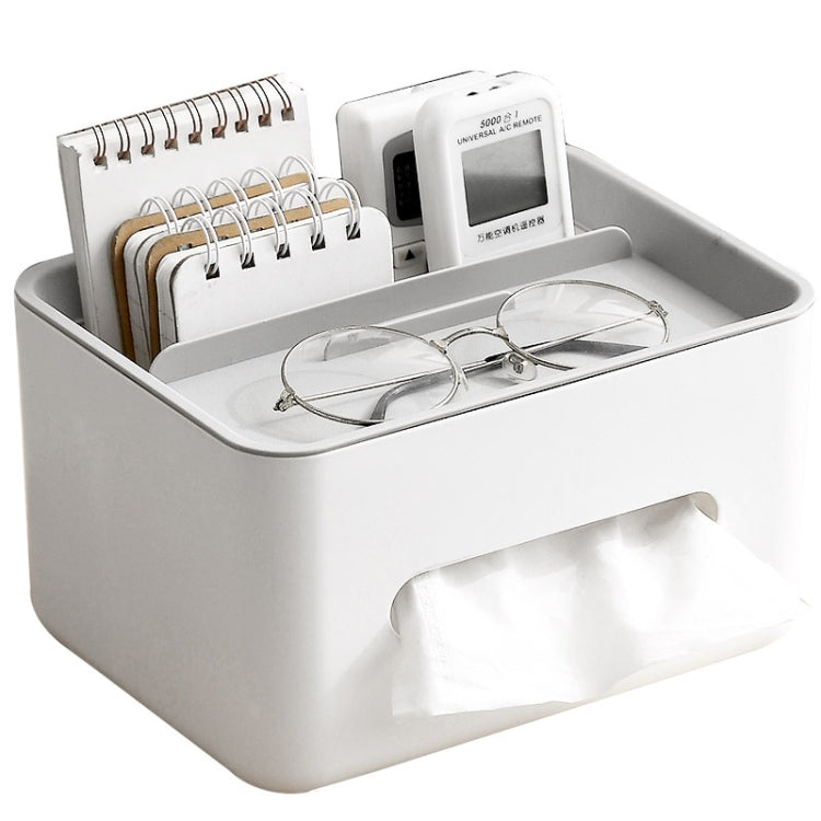 Multifunctional Tissue Box Napkin Container Organizer Box for Remote Control