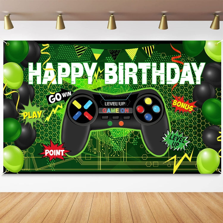 180x110cm Game Console Theme Birthday Background Birthday Party Decoration Banner