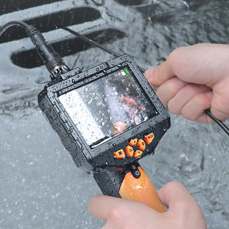 Teslong NTS300 5.5mm-1M Dual Lens Waterproof 5 Inch HD Industrial Borescope Auto Repair Tools