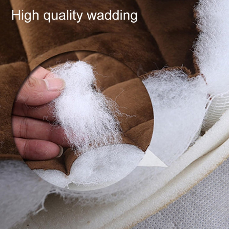 Car Winter Backless Plush Non-slip Non-binding Seat Cushion