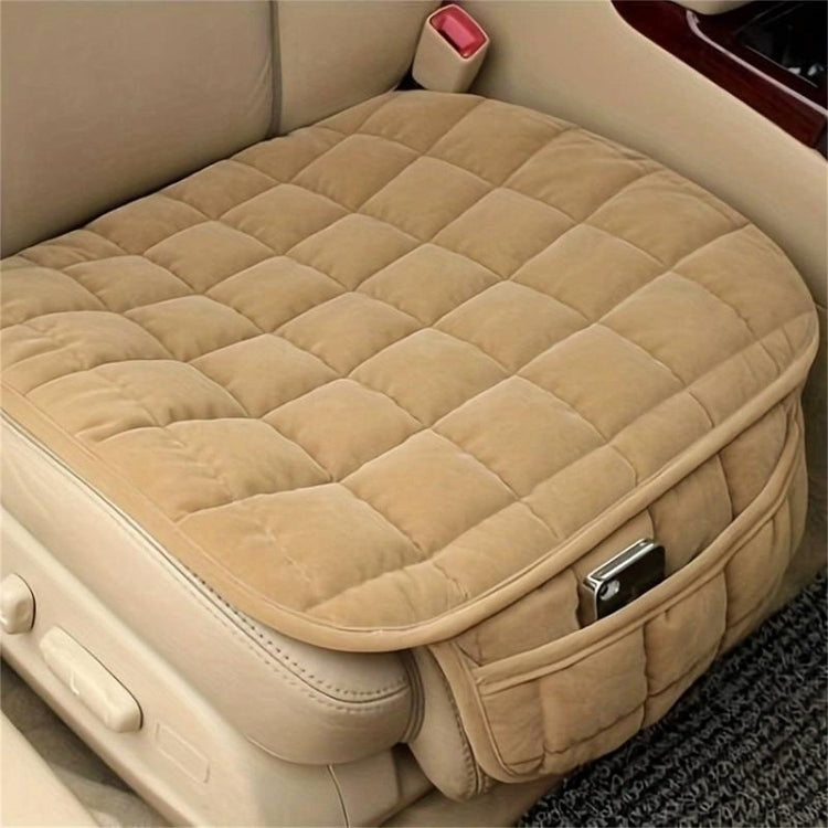 Car Winter Backless Plush Non-slip Non-binding Seat Cushion