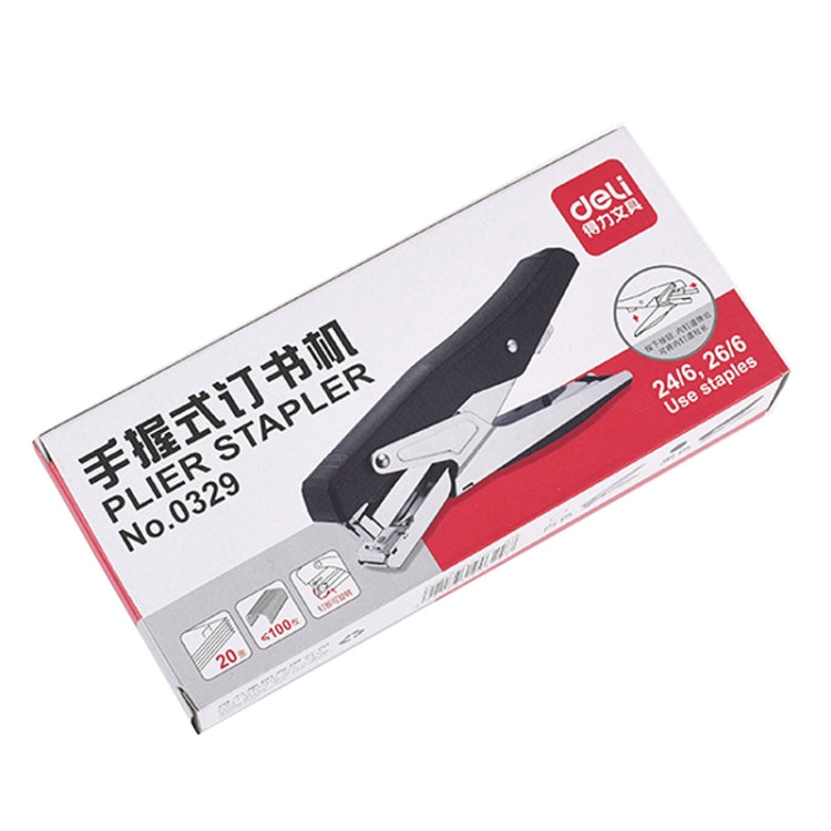 Deli  Labor-saving Stapler NO.12 Handheld Stapler Papers Stapling Machine