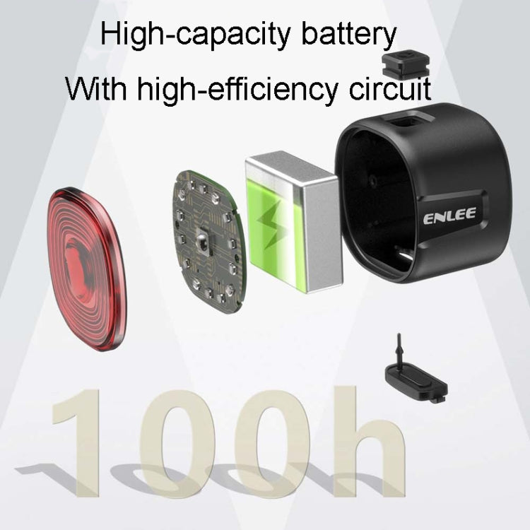 ENLEE EN09 Bicycle Tail Light Bright Warning Light For Night Riding Highway Motorcycle Lights