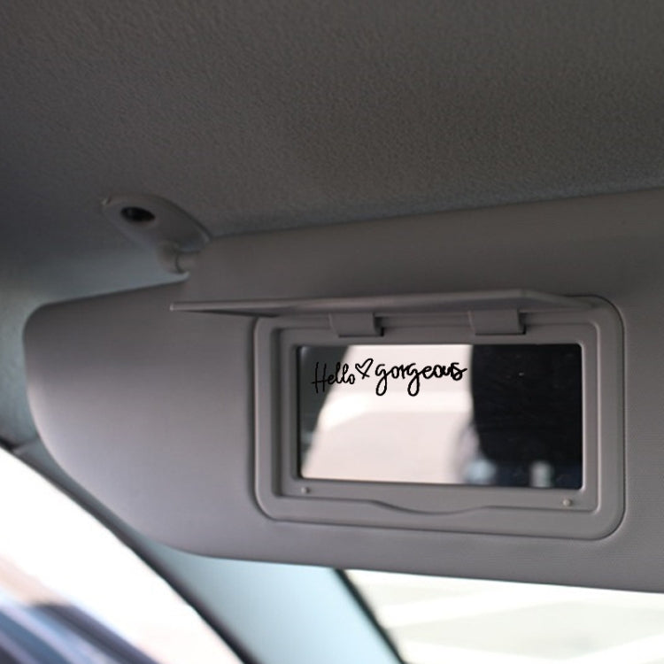 Hello gorgeous Car Stickers Inverted Rear Mirror Glass Sticker