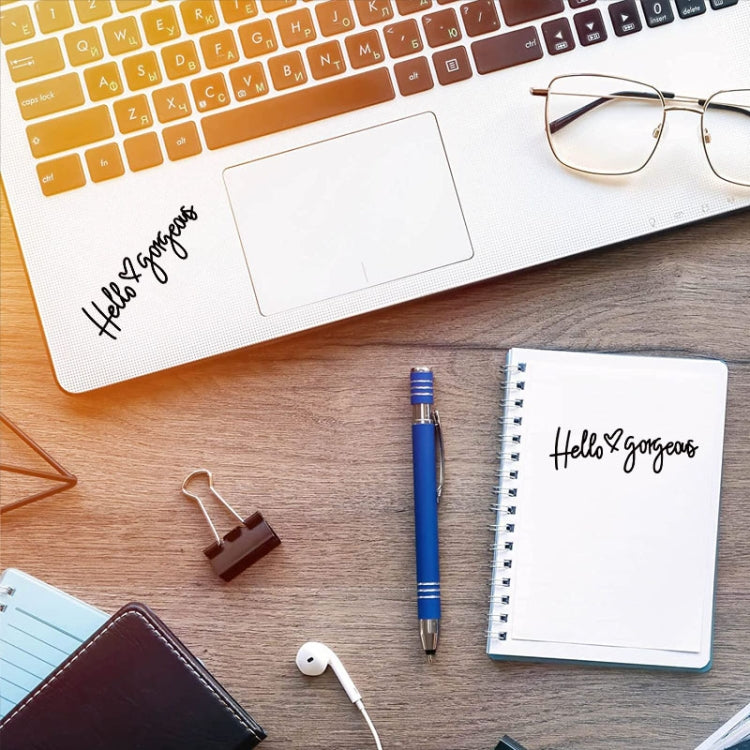 Hello gorgeous Car Stickers Inverted Rear Mirror Glass Sticker