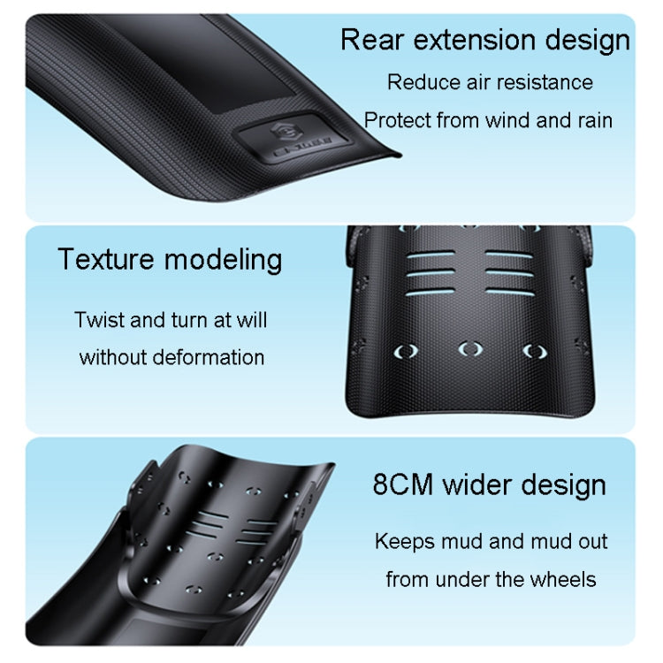 Front And Rear Universal Bicycle Mudguards Cycling Accessories Mountain Bike Riding Gear