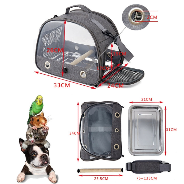 Portable Foldable Birdcage Oxford Cloth Hamster Rabbit Squirrel Pet Outing Bag