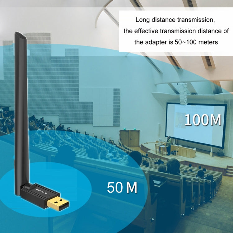 USB Bluetooth 5.1 Computer Adapter 100 Meters Receiving Transmitter