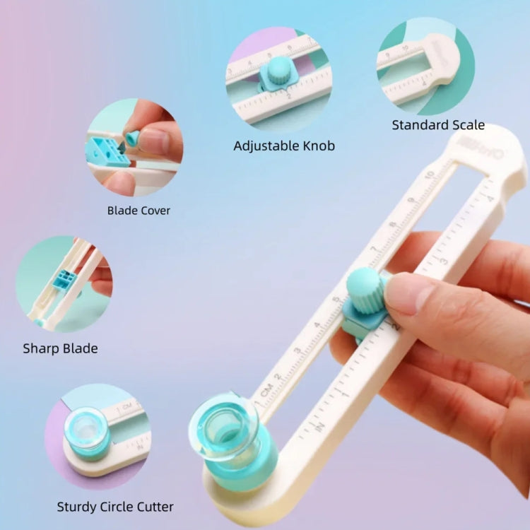 360 Degree Rotating Manual Round Cutter DIY Circle Cutting Tool