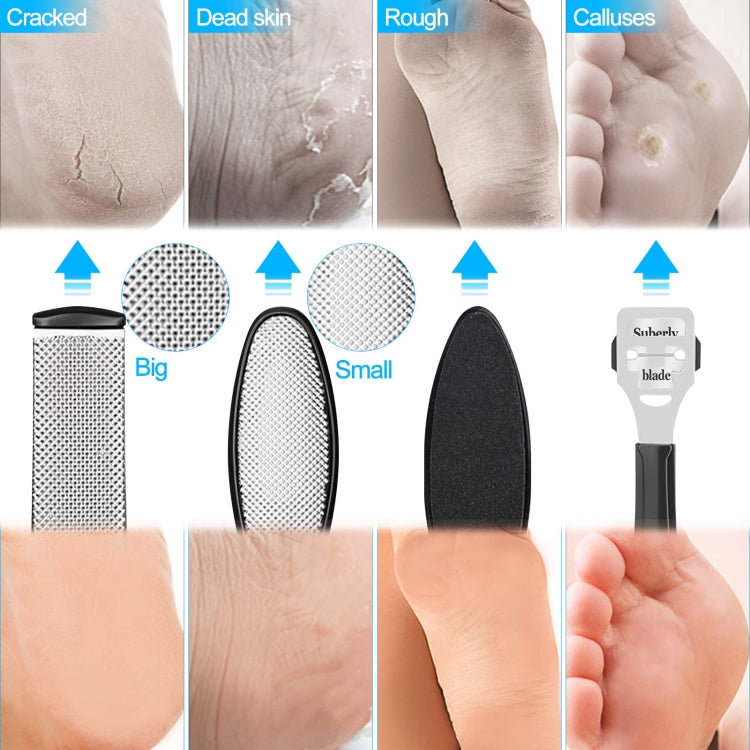 10 In 1 Foot File Clean Tool Kit Foot Care Pedicure Tools Set