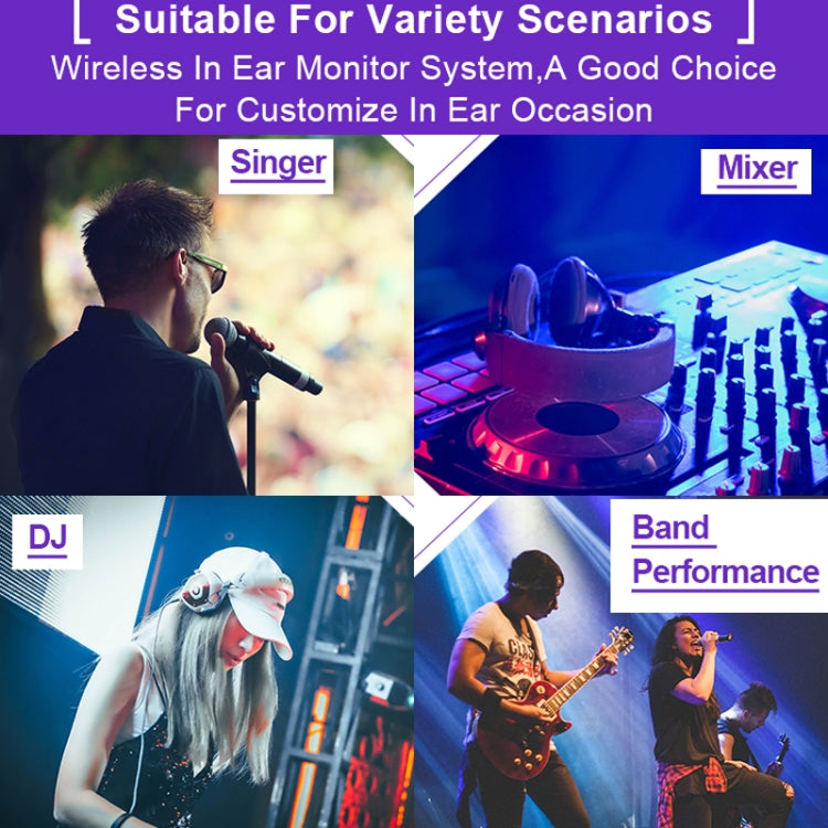 M-VAVE WP-10 2 In 1 Wireless Monitor Ear Return Transmitter Receiver One In One