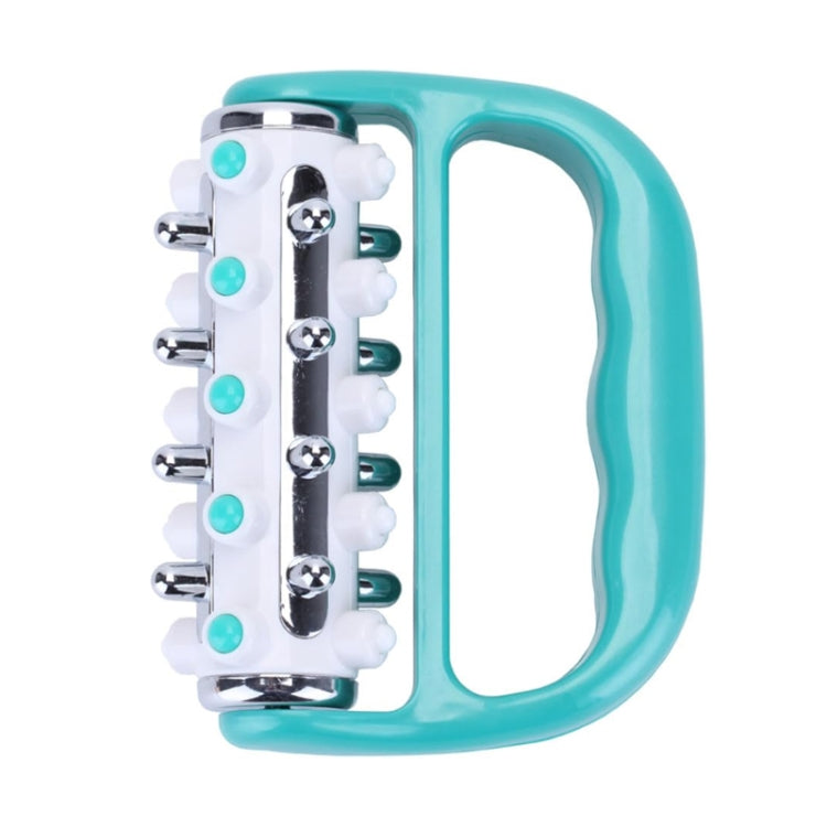 Handheld Curved Five-row Iron Column Roller Soothing Massager