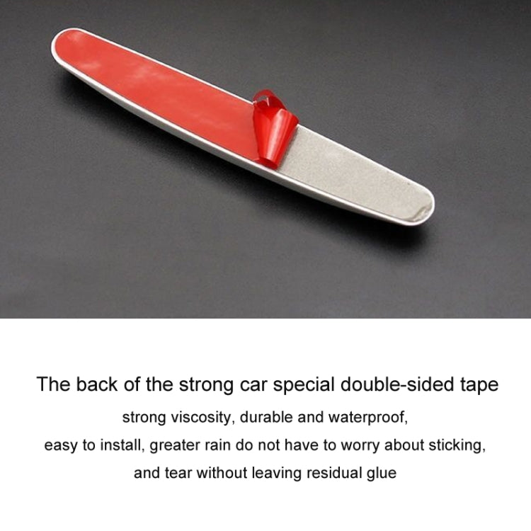 4pcs/set Car Door Anti-collision Strips Rearview Mirror Anti-scratch Stickers