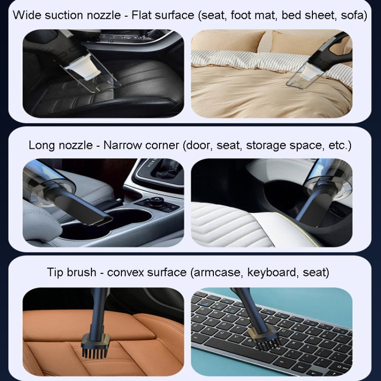 Small Handheld Car Dustbuster Vacuum Cleaner With Powerful Suction For Car And Home