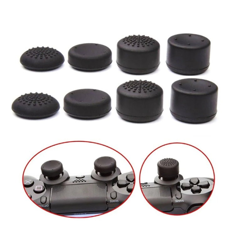 8pcs /Set For PS5 / PS4 Silicone Joystick Cap Booster Cap Gamepad Rocker Protective Case