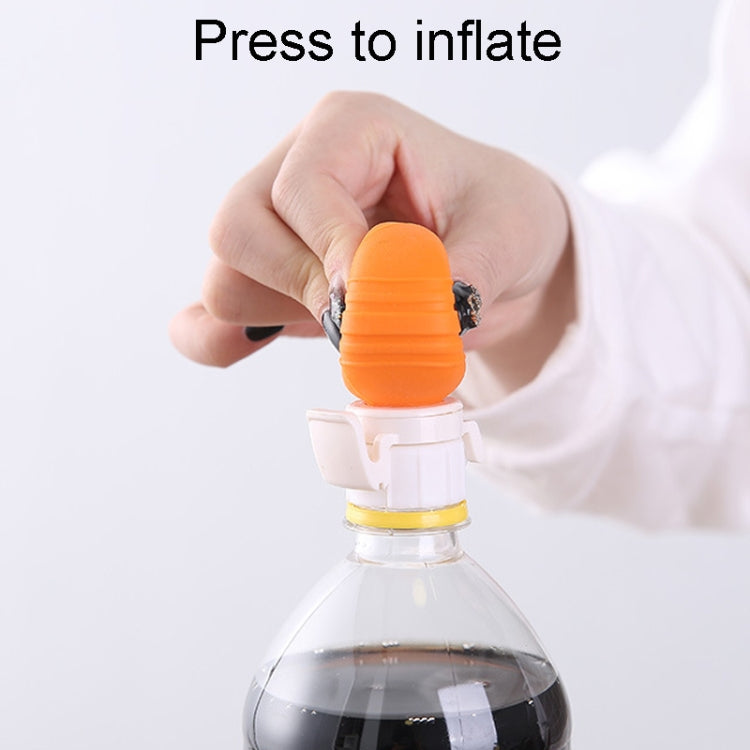 Silicone Ball Carbonated Beverage Fresh-Keeping Cover Coke Bottle Inflatable Cap