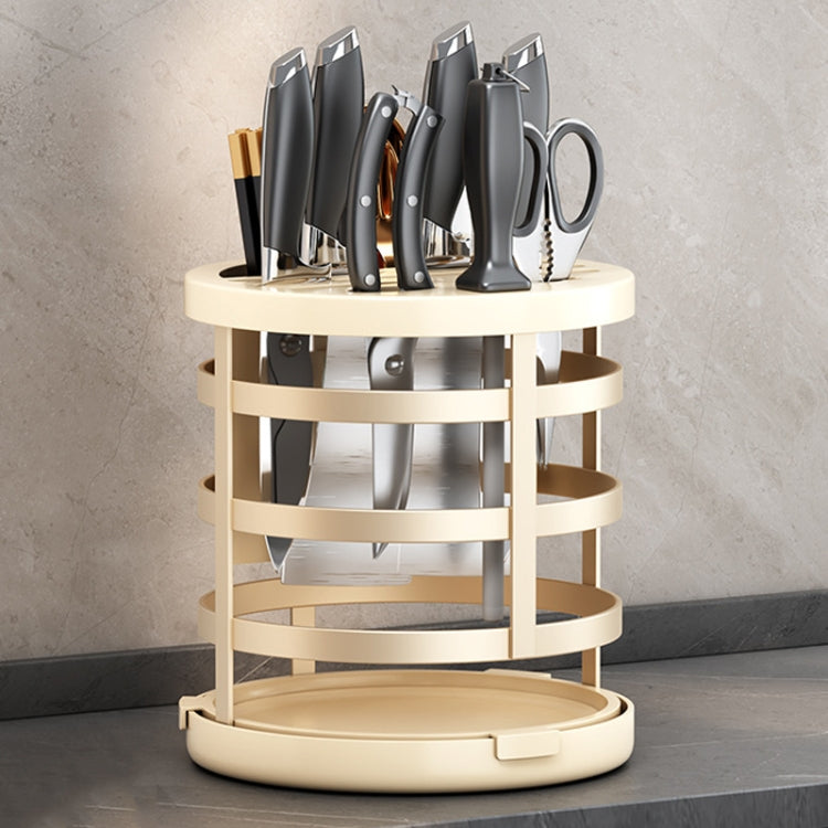Home Thicken Knife Organizer Chopstick Cylinder Kitchen Drainage Countertop Shelf