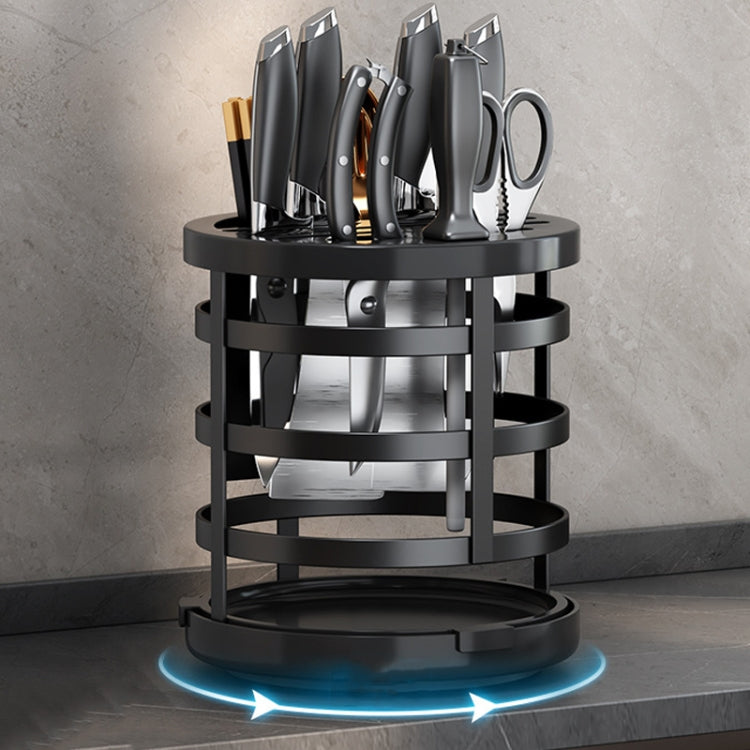 Home Thicken Knife Organizer Chopstick Cylinder Kitchen Drainage Countertop Shelf