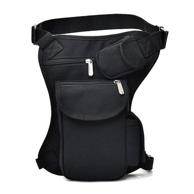 Cycling Canvas Waist Bag Outdoor Multi-Functional Leg Bag Casual Sports Waist Bag