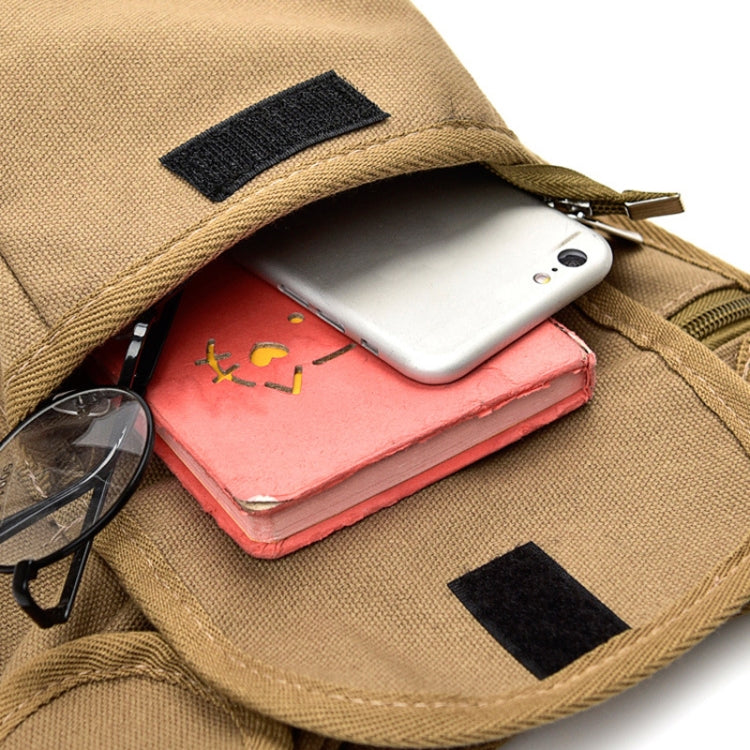 Cycling Canvas Waist Bag Outdoor Multi-Functional Leg Bag Casual Sports Waist Bag