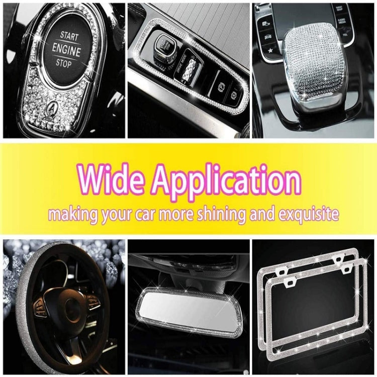 4mm DIY Self-adhesive Shiny Crystal Sticker Car Decoration Sticker