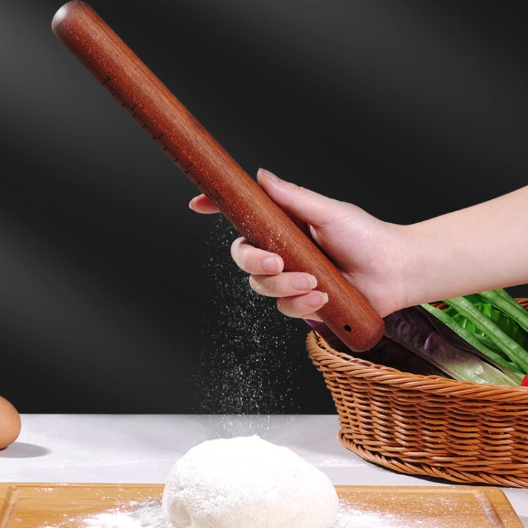 Home Wooden Rolling Pin Nonstick Red Sandalwood Rolling Stick