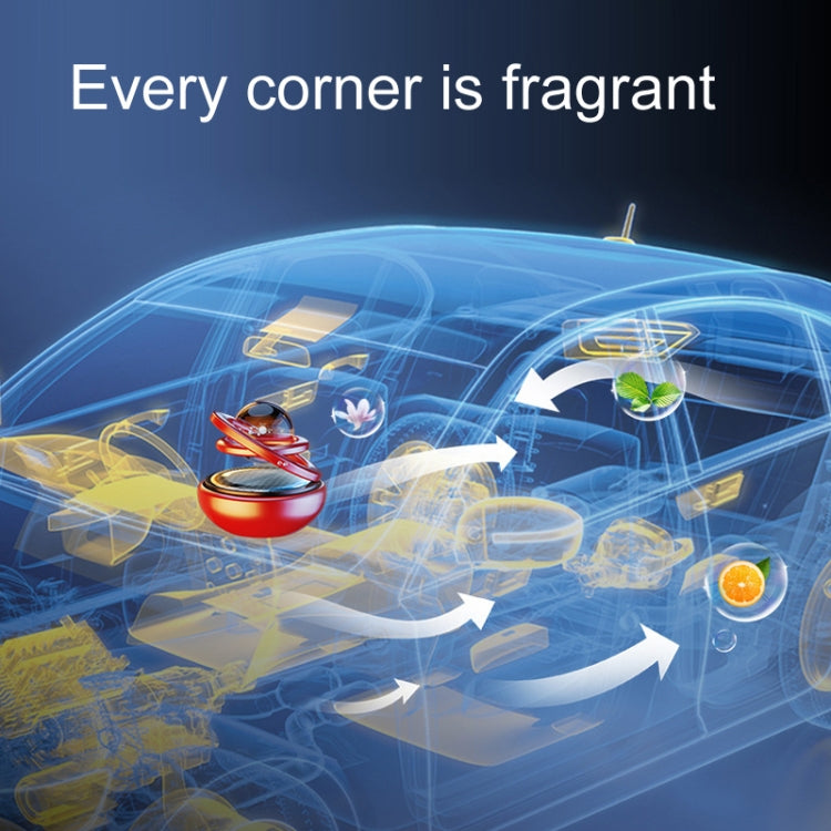 Interstellar Vast Solar Rotating Car Aromatherapy Ornaments