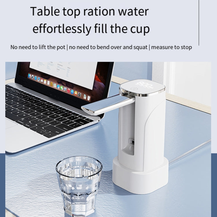 Digital Display Foldable Water Bottle Pump Electric Water Dispenser